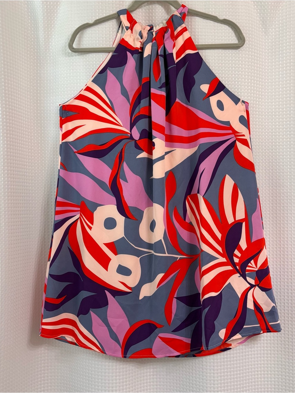 Tyche Floral Back tie Dress. Size Large